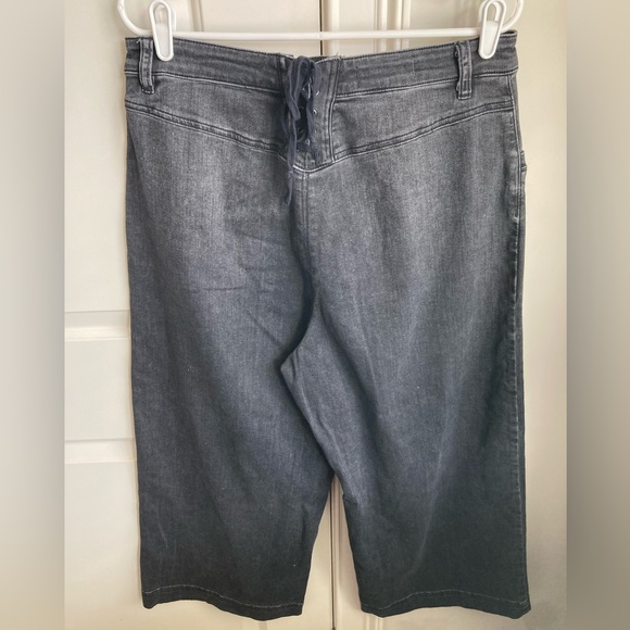 We the Free CRVY Lace Up Crop Wide Leg Jeans - Picture 6 of 8